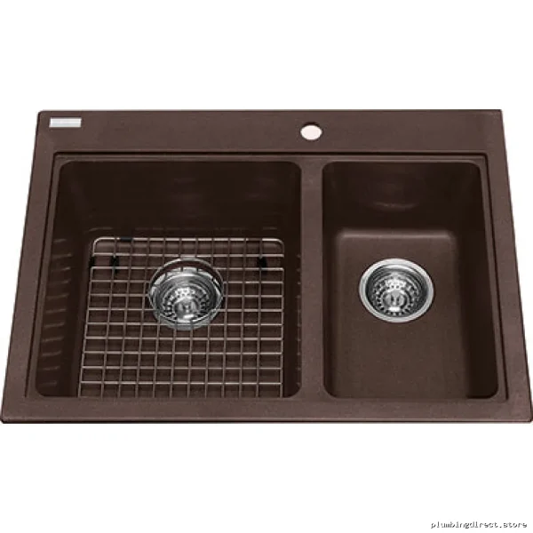 1-3/4 Bowl Espresso Drop In Granite Sink - Mythos KGDC2027R-8ES Kindred