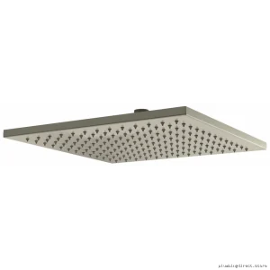 12-Setting Square Rain Showerhead Brushed Nickel Finish RIOBEL 492BN