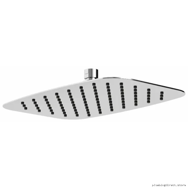 12x8 Rectangular Rainfall Showerhead - Chrome Finish Model 495C RIOBEL