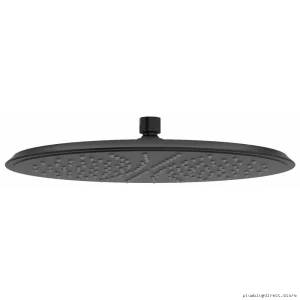 13-Inch Round Rain Showerhead with 1.8 GPM High Flow - Black 412BK-WS RIOBEL