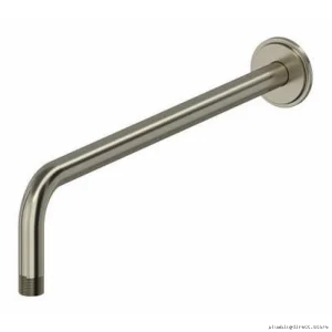 16" Wall Mount Shower Arm Kit w/ Round Escutcheon - Premium Brushed Nickel