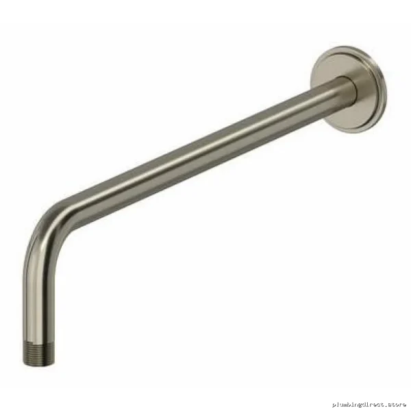 16" Wall Mount Shower Arm Kit w/ Round Escutcheon - Premium Brushed Nickel