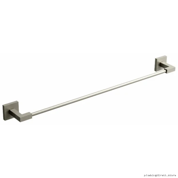 24 Brushed Nickel Wall Mounted Towel Bar Kubik Series