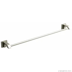 Zendo 24-Inch Bath Towel Bar with Brushed Nickel Finish