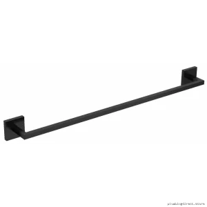 24 Inch Black Stainless Steel Towel Bar Set - Riobel Pro Bathroom Accessories