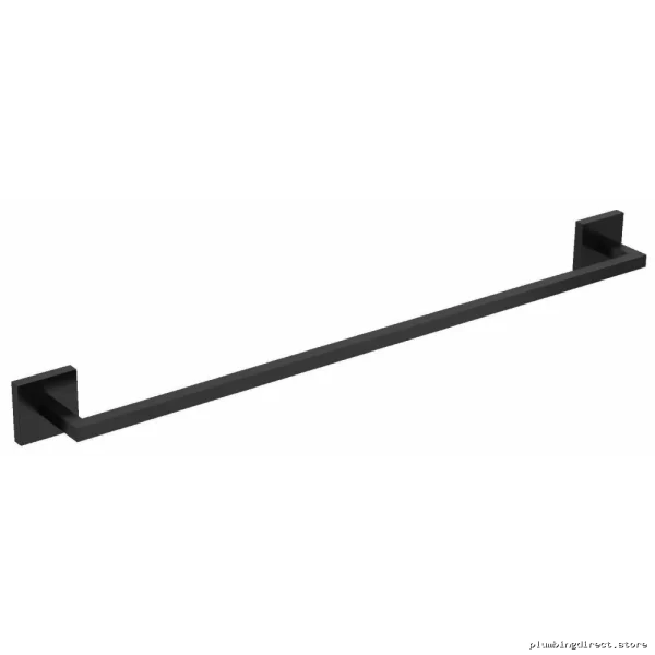 24 Inch Black Stainless Steel Towel Bar Set - Riobel Pro Bathroom Accessories