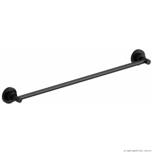 24-Inch Black Stainless Steel Towel Bar - RioBel