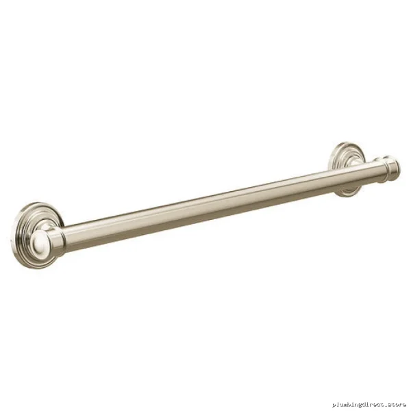 Designer Grab Bar 24-Inch Polished Nickel Stainless Steel Safety Bar YG6424NL Belfield Moen