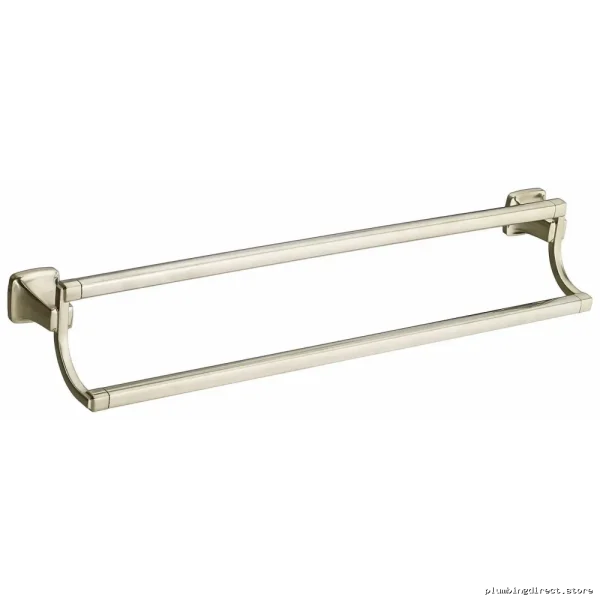 Double Towel Bar 24\" Brushed Nickel Finish - American Standard Townsend