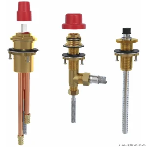 3-Hole Deck Mount Tub Filler with Rough-in Valve - PEX Compatible