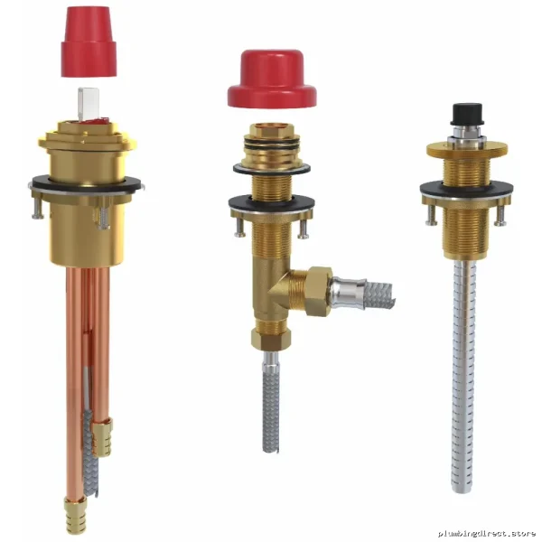 3-Hole Deck Mount Tub Filler with Rough-in Valve - PEX Compatible