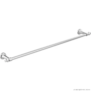 Elegant 30-Inch Chrome Towel Bar with Stainless Steel Finish for Modern Bathrooms