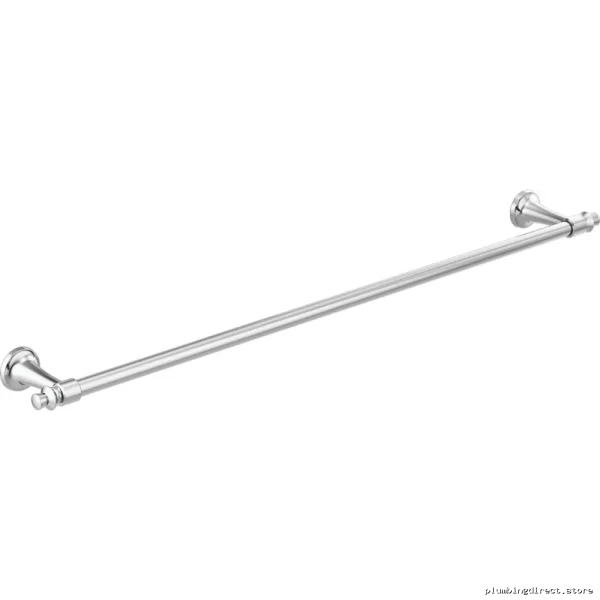 Elegant 30-Inch Chrome Towel Bar with Stainless Steel Finish for Modern Bathrooms