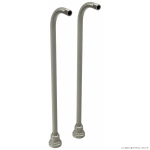 30-Piece Durable Floor Mount Riser Pair (Brushed Nickel Finish) - TU33BN RIOBEL