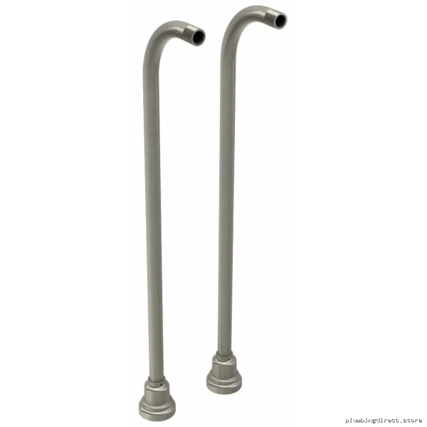 30-Piece Durable Floor Mount Riser Pair (Brushed Nickel Finish) - TU33BN RIOBEL