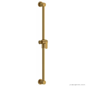 Brushed Gold 31-Inch Shower Bar by RIOBEL - Modern Bathroom Fixture