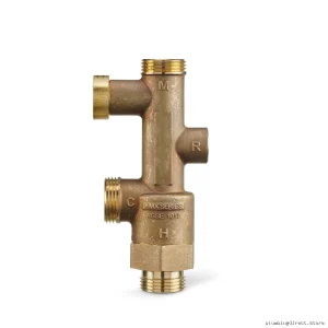 3/4 NPT Direct Connect Mixing Valve for Easy Plumbing - Bronze AMX101-UT-1LF/U Resideo Honeywell Home