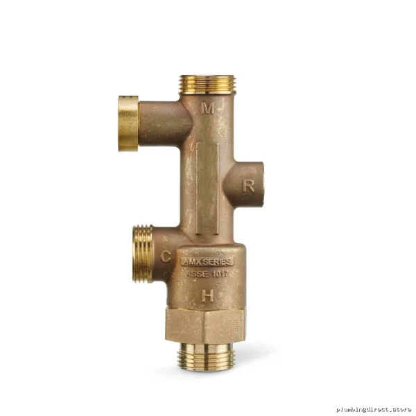 3/4 NPT Direct Connect Mixing Valve for Easy Plumbing - Bronze AMX101-UT-1LF/U Resideo Honeywell Home