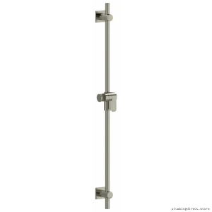 36-Inch Brushed Nickel Shower Bar Bath Fixture - RioBel 4862BN