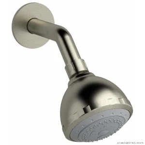 4-in-1 Handheld Round Showerhead 3 Spray Modes, 1.8 GPM - Brushed Nickel 308BN-WS RIOBEL