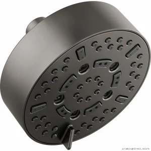 5-Round Shower Head with 7 Functions 1.75 GPM Luxe Steel Brizo 87292-SL