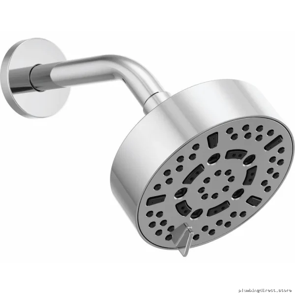 7-Function 5-Round Shower Head with 2.5 GPM - Chrome Finish - Image 2