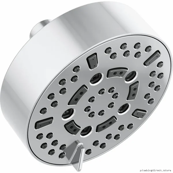 7-Function 5-Round Shower Head with 2.5 GPM - Chrome Finish
