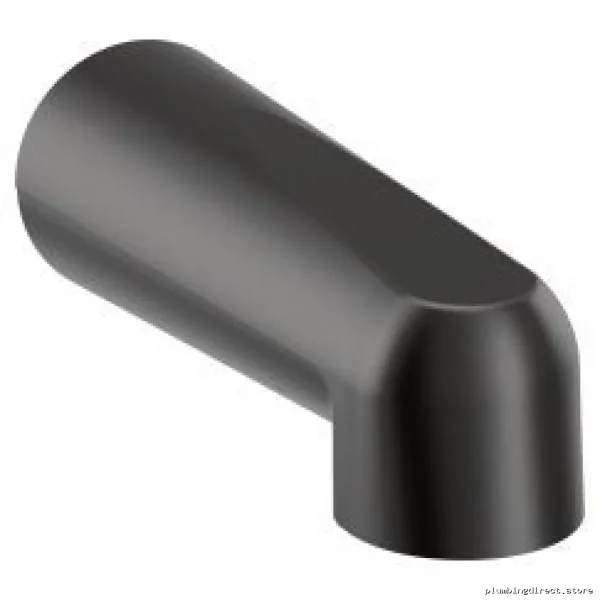 7 Tub Spouts with Low-Profile Diverter - Quick-Slip Fit Matte Black 3829BL Moen