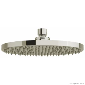 8 Spray Outlet Rain Showerhead - Polished Nickel Finish for Modern Bathrooms