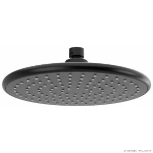 9-Piece Round Plastic Showerhead Set - Black RIOBEL 428BK
