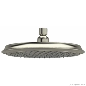 9 Rain Full Coverage Round Showerhead - Modern Brushed Nickel 408BN RIOBEL