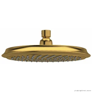 9-Spray Round Showerhead in Brushed Gold - RIOBEL 408BG