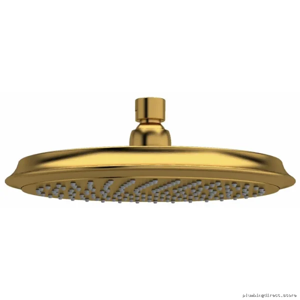 9-Spray Round Showerhead in Brushed Gold - RIOBEL 408BG