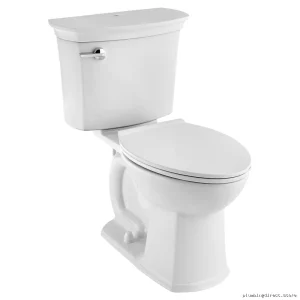 Acticlea Elongated Ergo Height Toilet Seat Combo – White Low-Flow Amrican Standrd