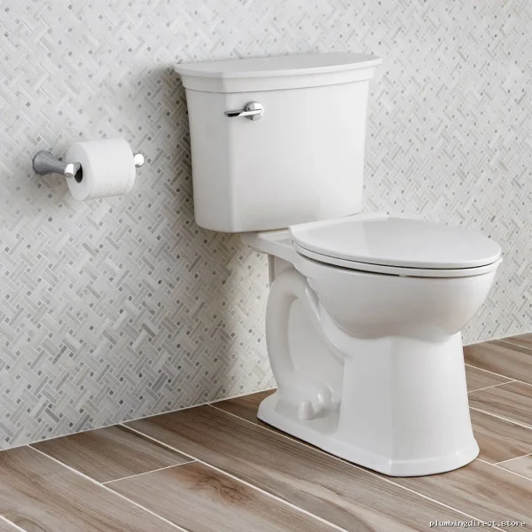 Acticlea Elongated Ergo Height Toilet Seat Combo – White Low-Flow Amrican Standrd - Image 2
