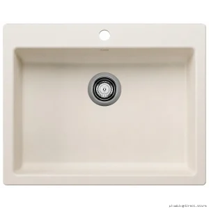 ADA Certified Single-Bowl Silgranit Undermount Kitchen Sink - Blanco