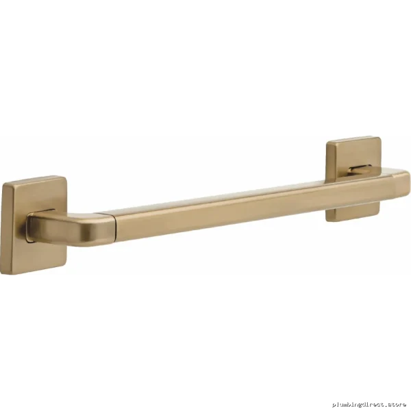ADA Decorative Grab Bar - Modern Safety Design for Bathroom, Champagne Bronze