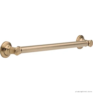 ADA Compliant Decorative Grab Bar - 24" Champagne Bronze