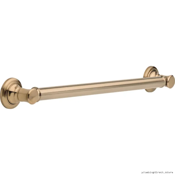 ADA Compliant Decorative Grab Bar - 24" Champagne Bronze