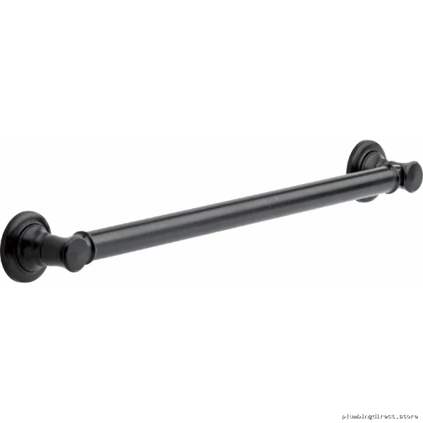ADA Compliant 24-Inch Decorative Grab Bar - Venetian Bronze Finish - Image 2