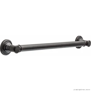 ADA Compliant 24-Inch Decorative Grab Bar - Venetian Bronze Finish