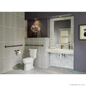 ADA-Compliant 36" Decorative Grab Bar - Venetian Bronze (41636-RB) Delta