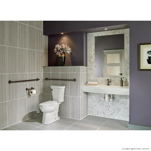 ADA-Compliant 36" Decorative Grab Bar - Venetian Bronze (41636-RB) Delta
