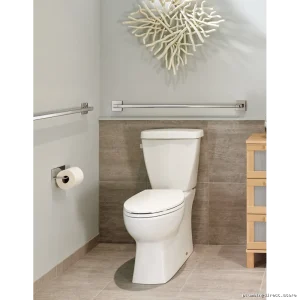 Delta Champagne Bronze 36-Inch ADA-Compliant Angular Modern Decorative Grab Bar