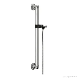 ADA-Compliant Adjustable Grab Bar & Slide Bar Assembly