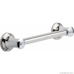 ADA Compliant Decorative Safety Grab Bar - Chrome Finish