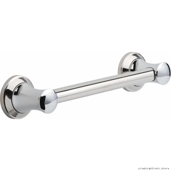 ADA Compliant Decorative Safety Grab Bar - Chrome Finish