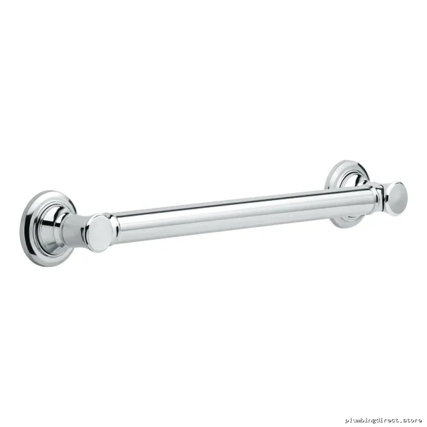 ADA-Compliant Decorative Grab Bar - Traditional Design, Chrome 41618 Delta - Image 2