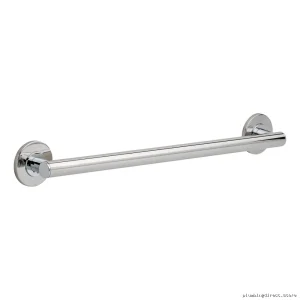 ADA Decorative Grab Bar - Contemporary Chrome Design
