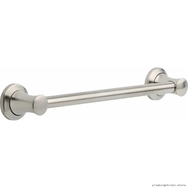 ADA Compliant Decorative Grab Bar - Stainless Steel Safety Rail for Bathrooms | Delta 41718-SS